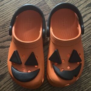 Trick or Treat Crocs, little kids size 10
